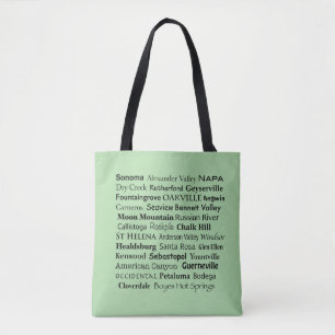 Tote Sonoma Napa BOLSA de País de Vinho Personalizado