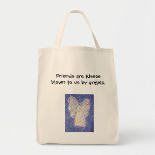 Tote Starry Night Angel - Grocery Bolsa