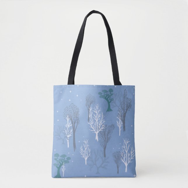 Tote Starry Woods Bolsa Azul (Frente)