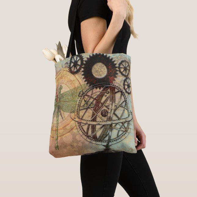 Tote Steampunk, o bolsa do Velho Mundo (Close Up)