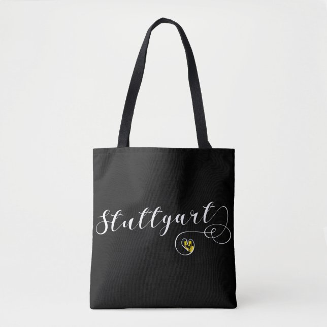 Tote Stuttgart Heart Bolsa de compra, Alemanha (Frente)