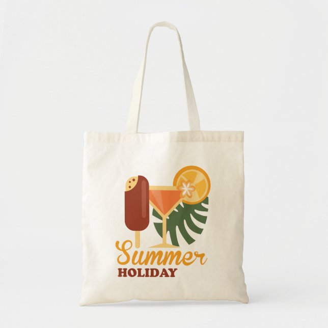 Tote Summer Holiday Budget Beach Bolsa (Frente)