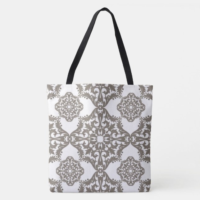 Tote Tan Medallion Designer Bolsa (Frente)