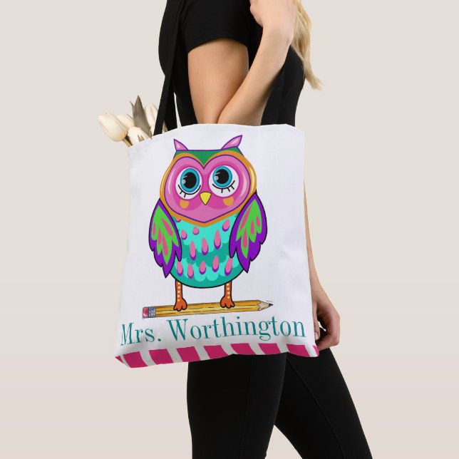 Tote Tão Bonita Bolsa de Coruja - Veja De Volta (Close Up)