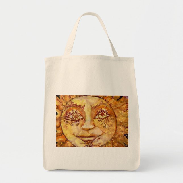 Tote Tarot a bolsa de compra de Sun (Frente)
