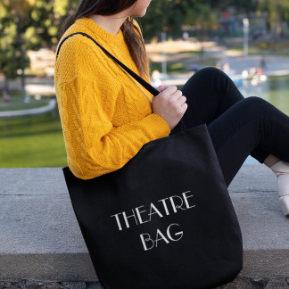 Tote Teatro Bag Black Bolsa