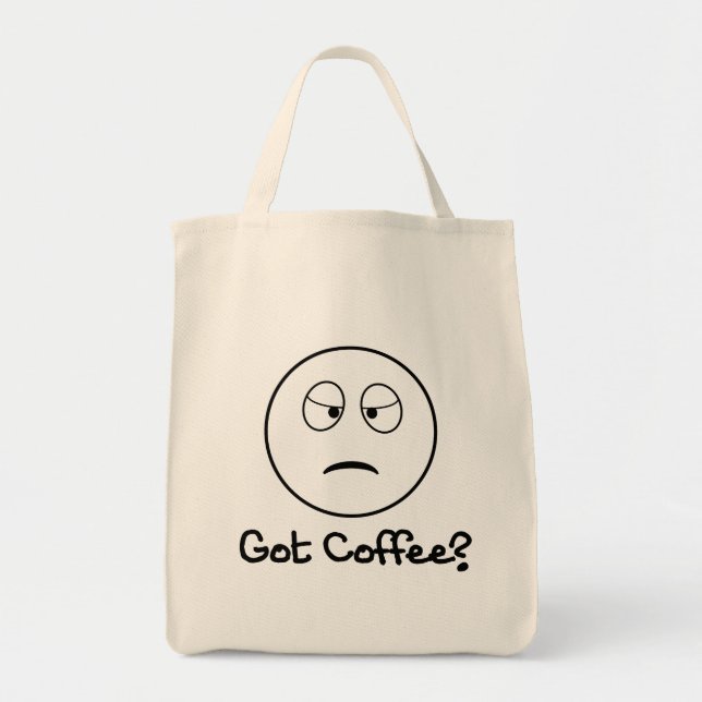 Tote Tem Café? - Bolsa de café engraçada para amantes (Frente)