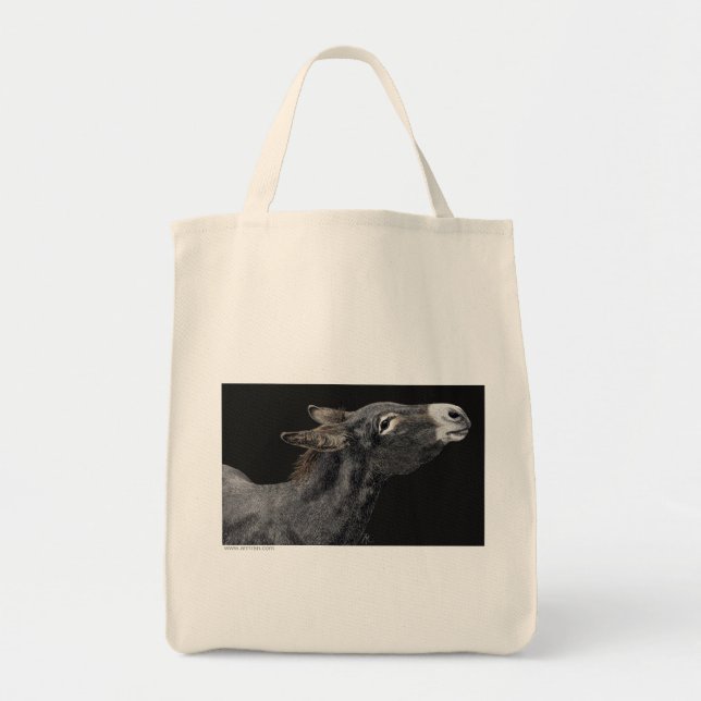 Tote "Tem Carrots?" - Bolsa Donkey (Frente)
