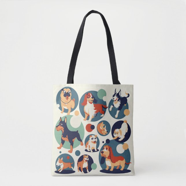 Tote Todos os cães Bolsa (Frente)