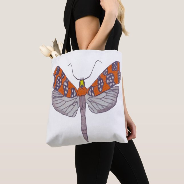 Tote Total - Mariposa Ailanthus (branca) (Close Up)