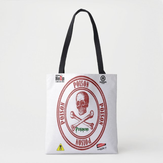 Tote tóxico para a bolsa de tosse (Frente)