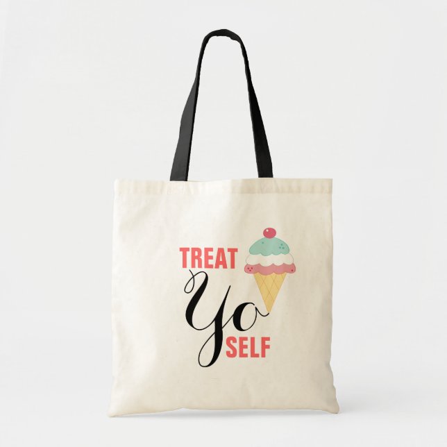 Tote &Tratar Bolsa de Orçamento (Frente)