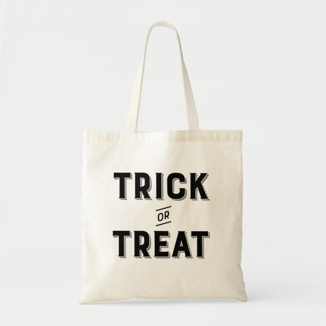 Tote Trick Ou Tratar A Bolsa De Doces De Halloween (Frente)
