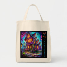 Trick ou Tratar a Bolsa personalizada de Halloween