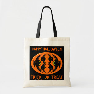 Tote Truque de Coroa de Halloween ou bolsa de tratament