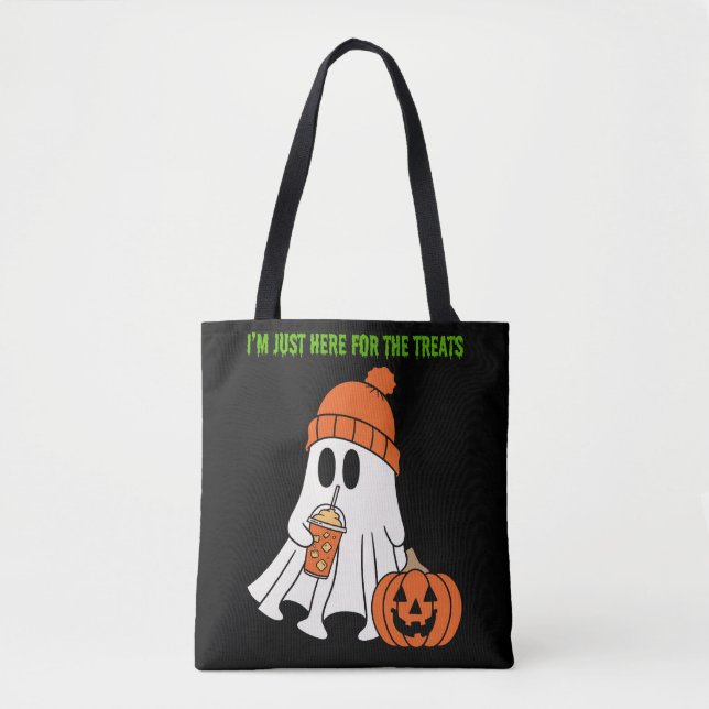 Tote Truque de Goodies ou bolsa de tratamento fantasma (Frente)
