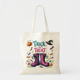 Tote Truque de Halloween ou bolsa de tratamento