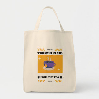 Tote Tsismis Club Grocery Bolsa