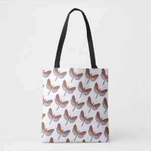 Tote Tudo - Mariposa Ailanthus (padrão branco)