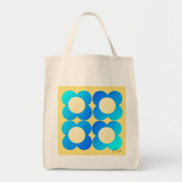 Tote Turquoise-Lemon Bolsa Floral