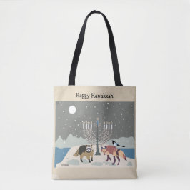 Tote Um bolsa de Hanukkah feliz deserto