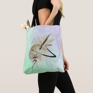 Tote Uma borda Dourada do Bolsa do ombro