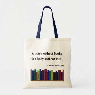 Tote Uma casa sem o bolsa dos livros