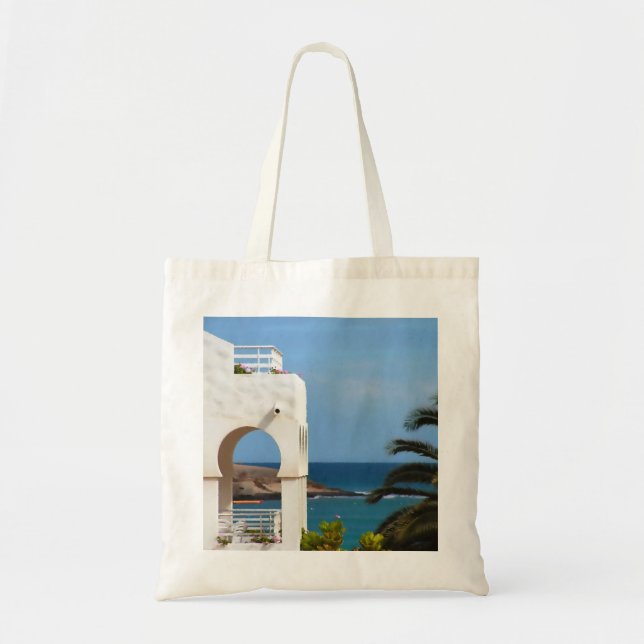 Tote Uma vista sobre a bolsa do oceano (Frente)
