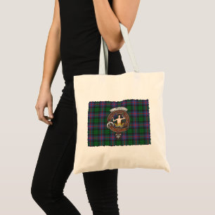 Tote Urquhart Clan Crachá Tartan Bolsa