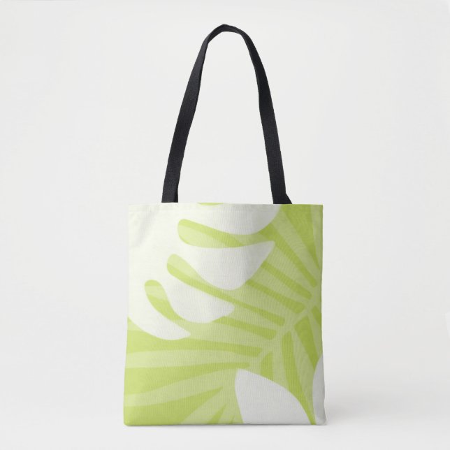 Tote Verde limão Palm Deixa Bolsa (Frente)
