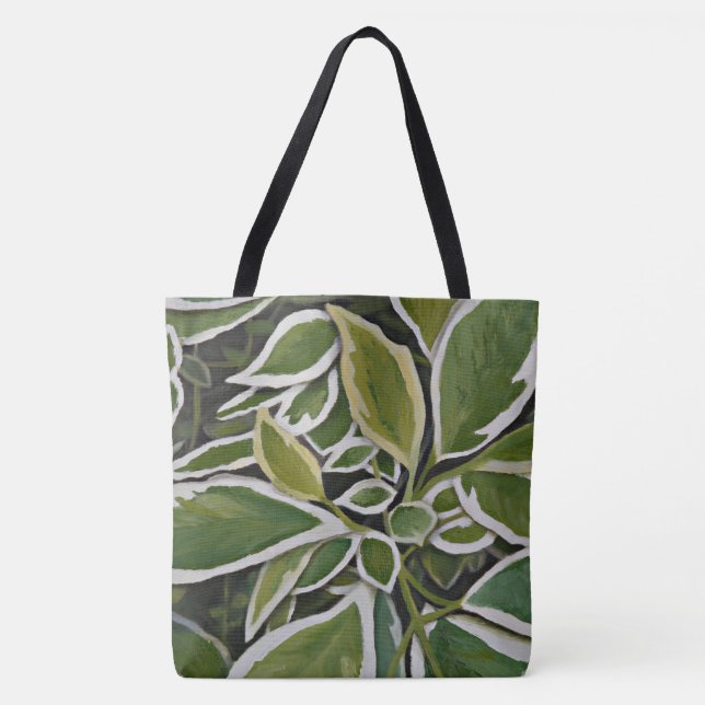 Tote Verdes e BOLSA das árvores do Branco-Dogwood (Frente)