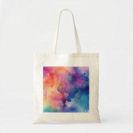 Tote Vibrante Aquarela impressão 1 Bolsa