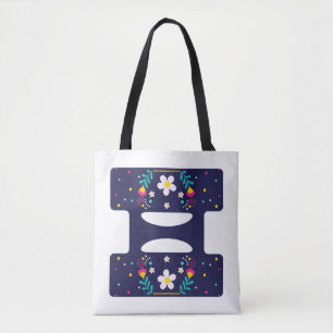 Tote Vibrante Bolsa de Mercado Boho para Mulheres   