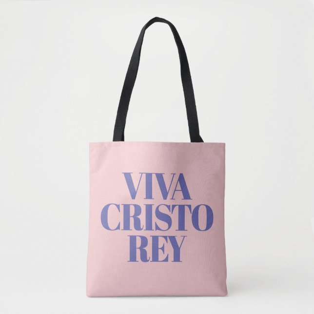 Tote Viva Cristo Rey Graphic Bolsa (Frente)