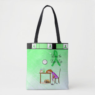 Tote Vivendo a Vida Lymie Bolsa de Doença de Lyme