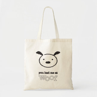 Tote Você teve-me no bolsa do Woof