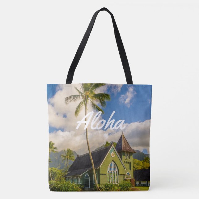 Tote Waioli Hui‘ia Church, Hanalei, Bolsa de praia do H (Frente)