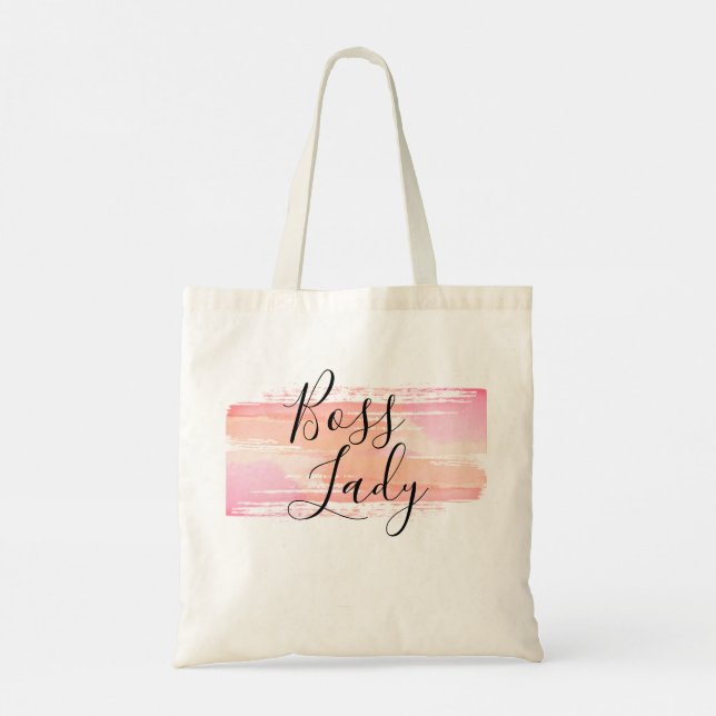 Tote Watercolor Boss Lady Bolsa (Verso)
