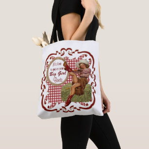Tote Western Cowgirl Colocou Sua Garota Bota 1 Bolsa