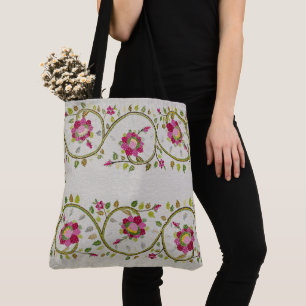 Tote William *Morris Turco Floral Frutas Bolsa transver