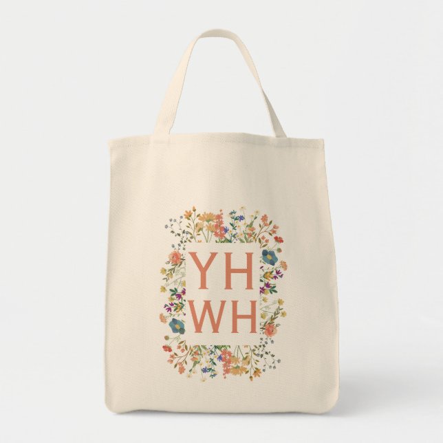 Tote Yhwh grocery bolsa (Frente)