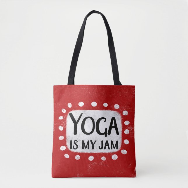 Tote Yoga É Minha Bolsa De Brinquedos (Frente)