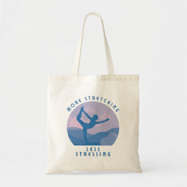 Tote Yoga moderna dizendo Yoga Asana no Bolsa sunset B