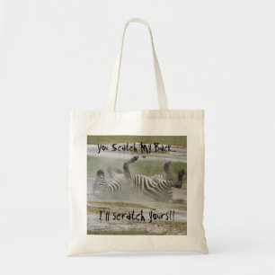 Tote Zebra de KENYA que risca o bolsa Eco-Amigável