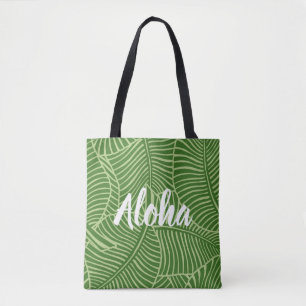 Tote Zebra Palm Havaiana - Bolsa de praia Verde Tropica