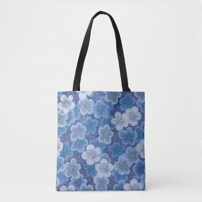 ToteKasho Sansui Bolsa de Mão com Padrão Japonês V (Frente)