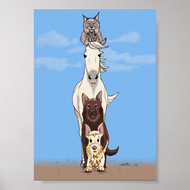 Totem Companheiro - Poster de cor (Frente)