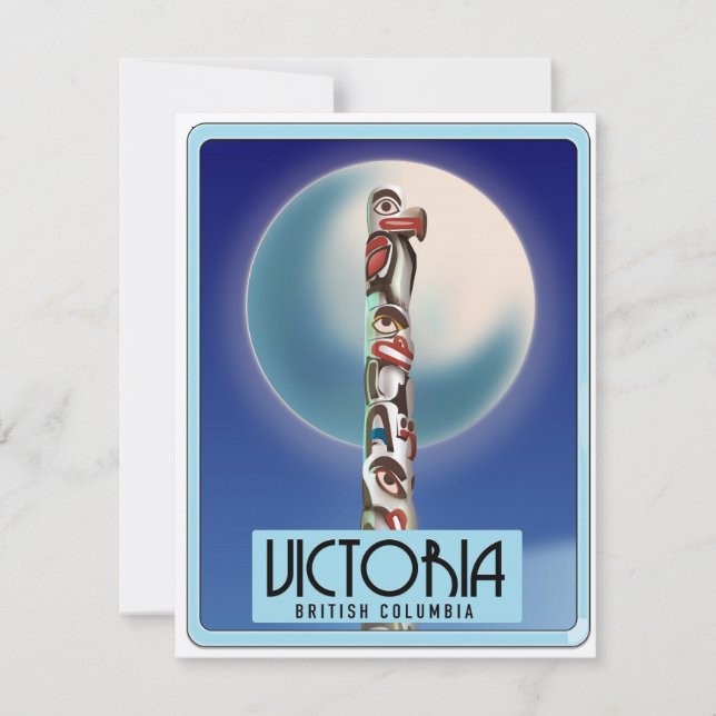 Tótem de Victoria Colúmbia Britânica. (Frente)