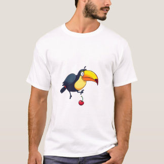 Toucês desajeitado cai Fruta camiseta engraçada