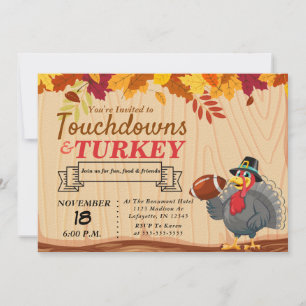 Touchdowns e Convite para Ação de Graças na Tur